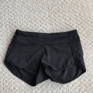Black lululemon shorts